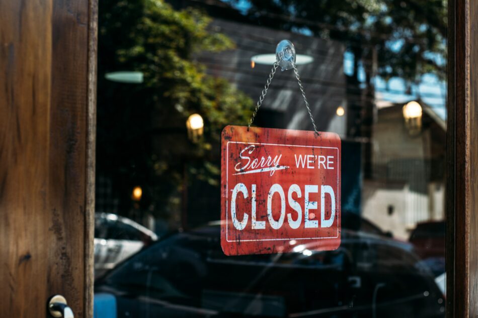 Sorry, we are closed