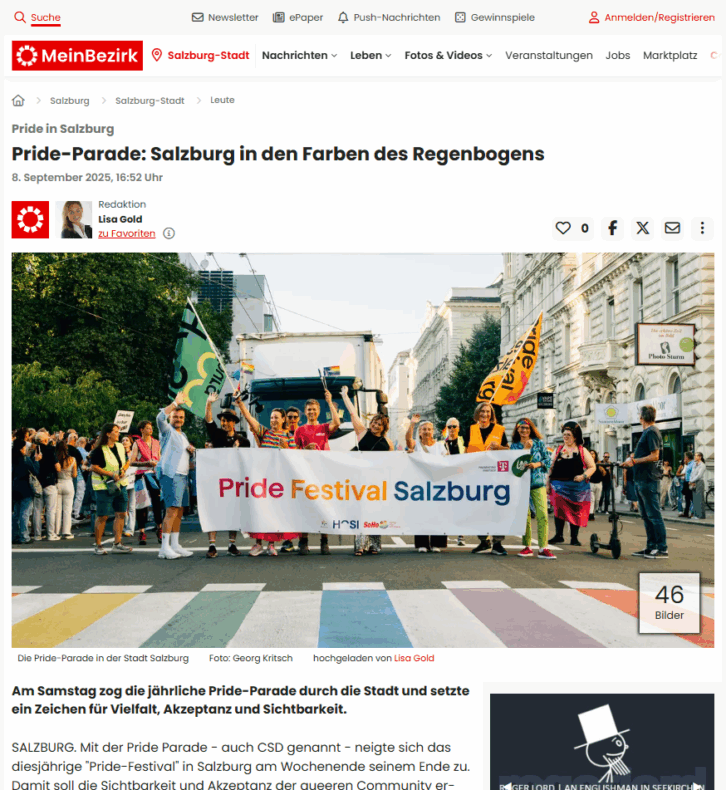 Presse-2025-MeinBezirk - 08 September - Pride Parade